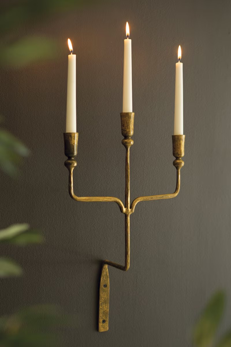 Triple Taper Wall Sconce