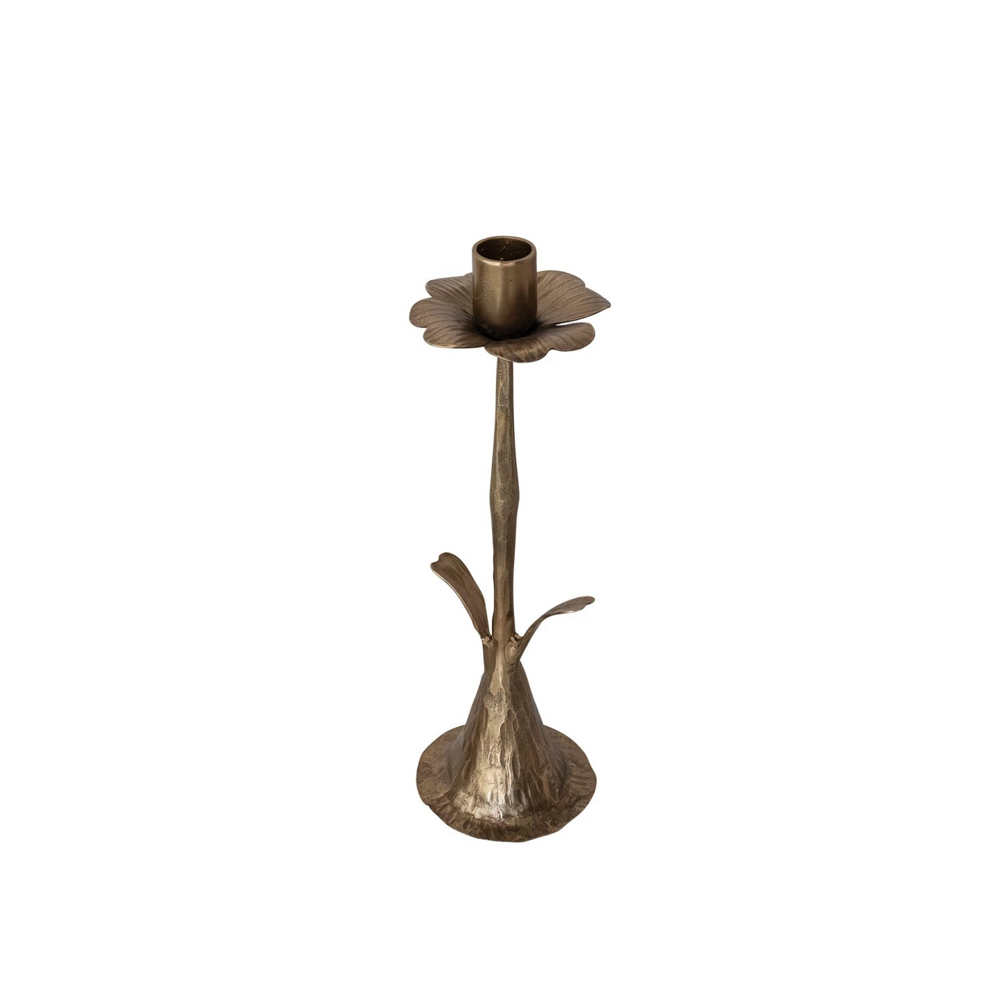 Floral Stem Candlestick Holder