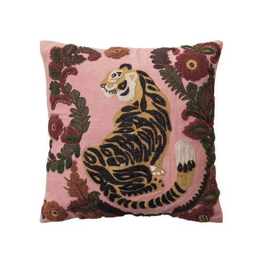 Pink Tiger Pillow