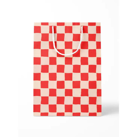 Checkered Gift Bag