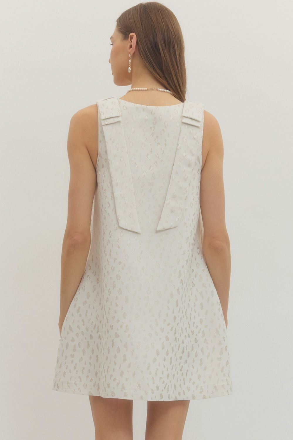 Cheetah Jacquard Dress