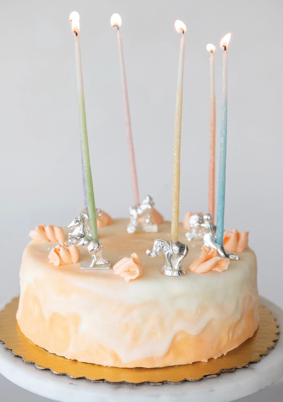 Circus Animal Birthday Cake Candle Holder