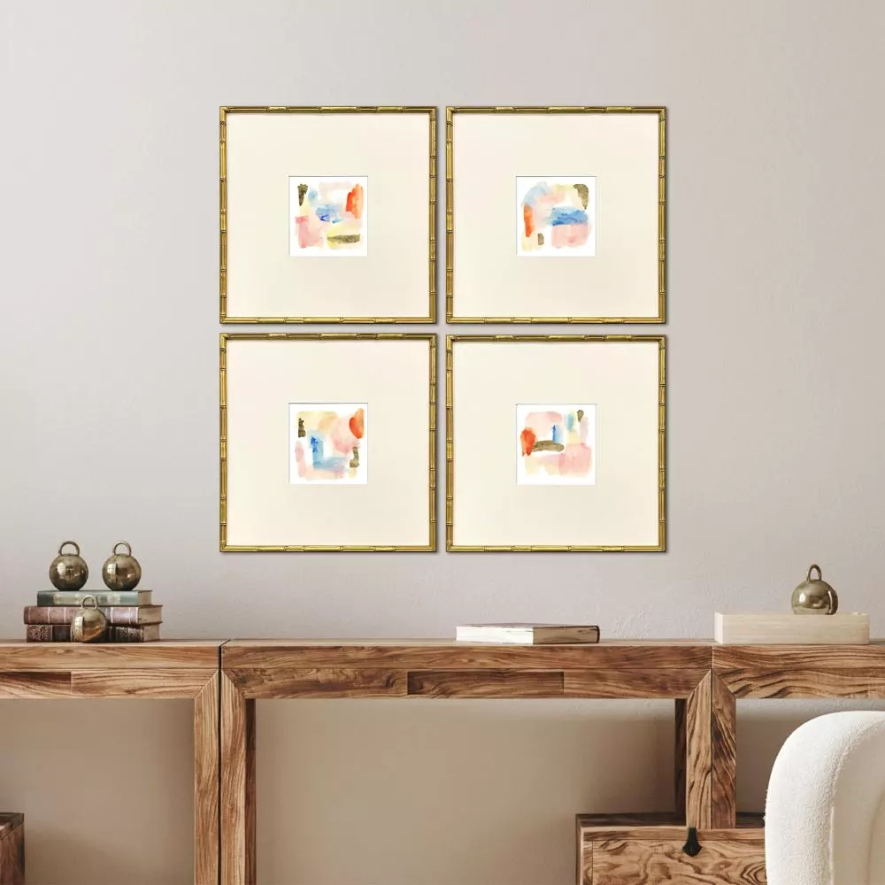 Soft Intersections Abstract Wall Art