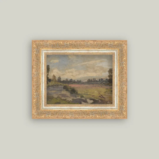Beneath A Clouded Sky Framed Art