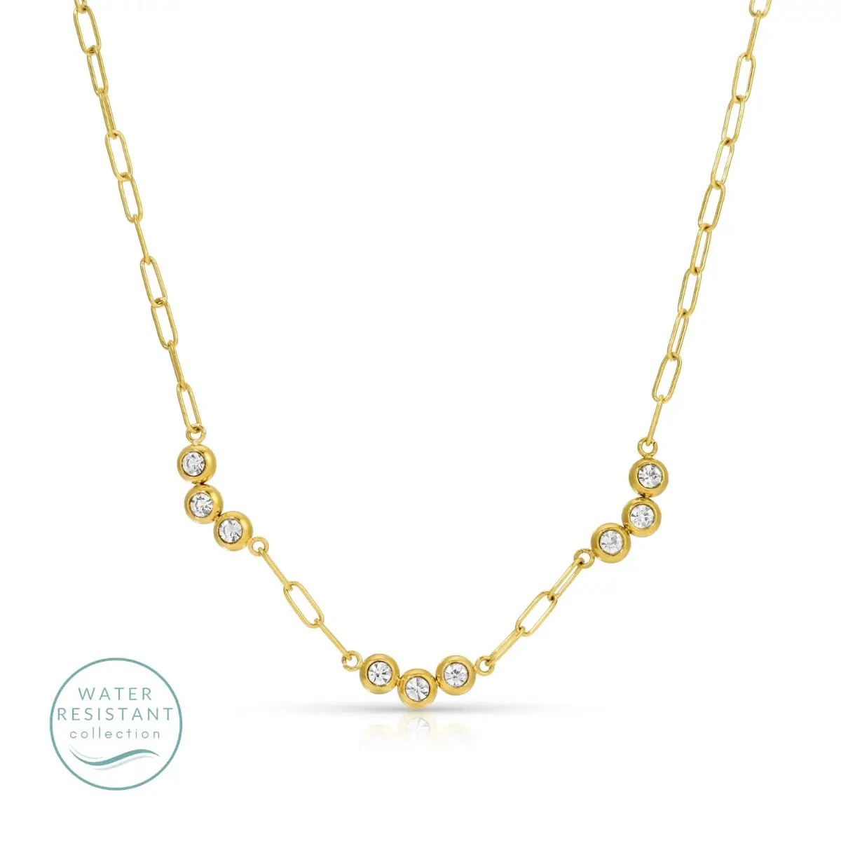Cluster Paperclip Necklace
