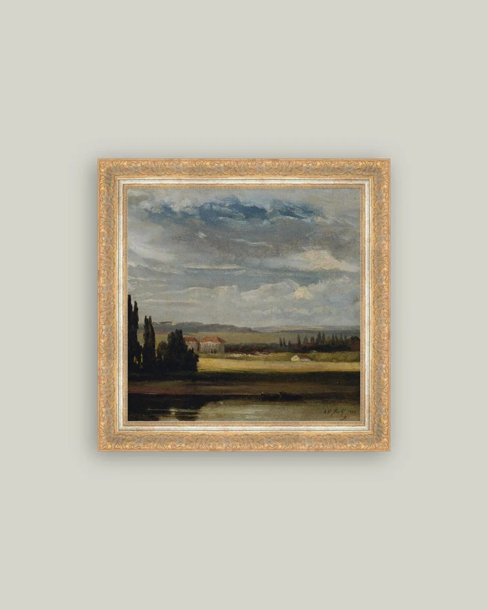 Framed Print of "Country Mansion"
