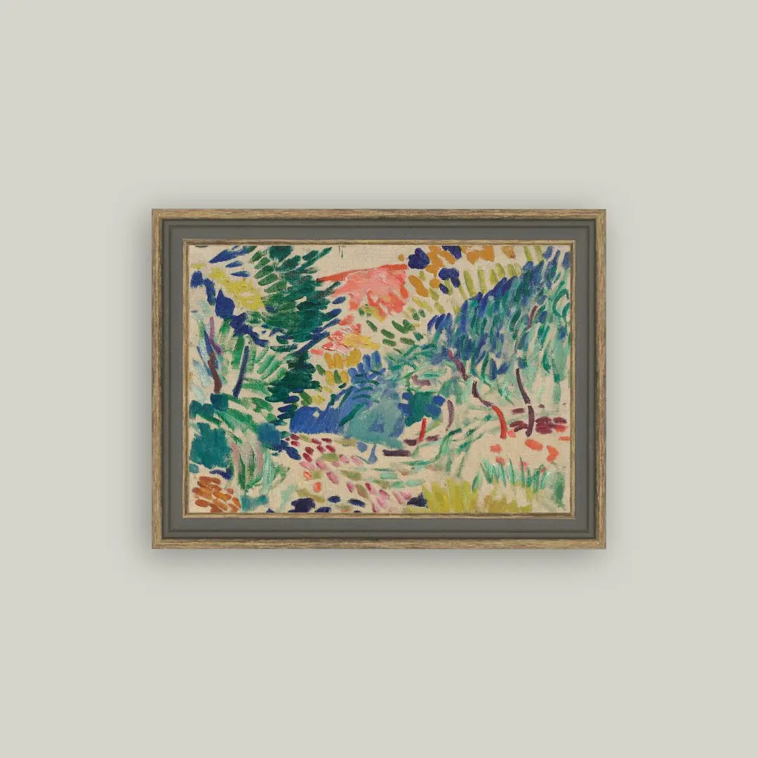 Landscape at Collioure Framed Art