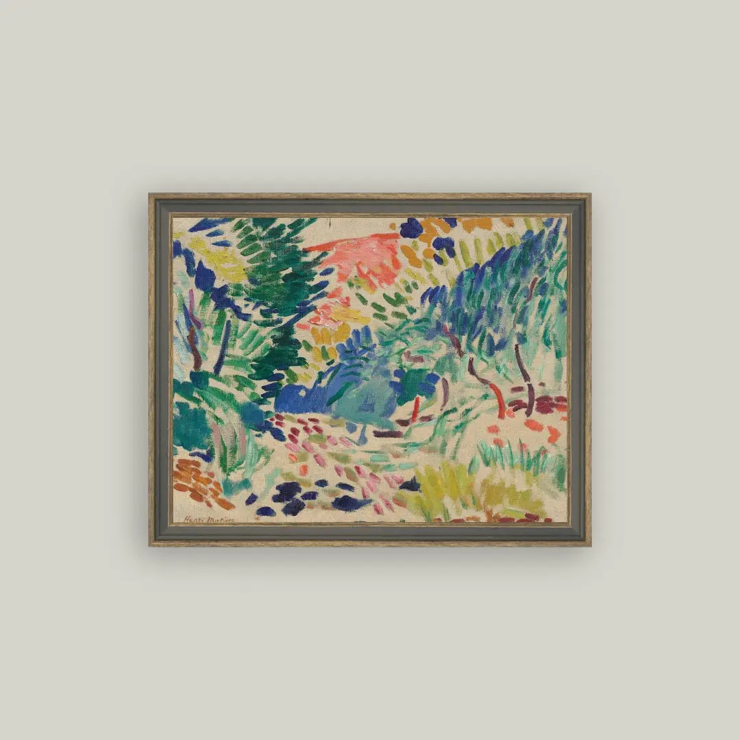 Landscape at Collioure Framed Art