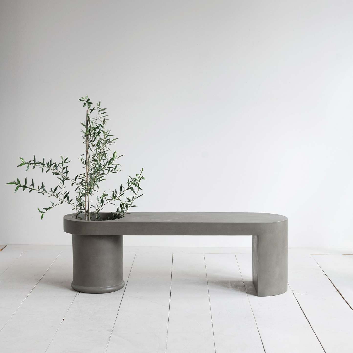 Indoor / Outdoor Bench with Planter
