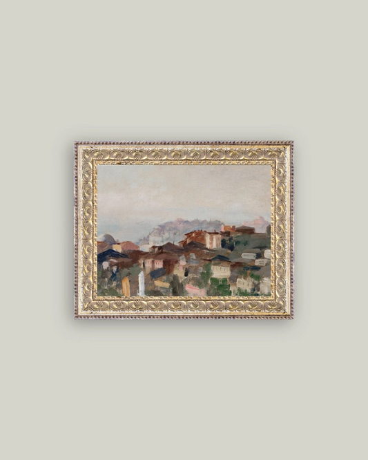 View of Constantinople Framed Antique Art