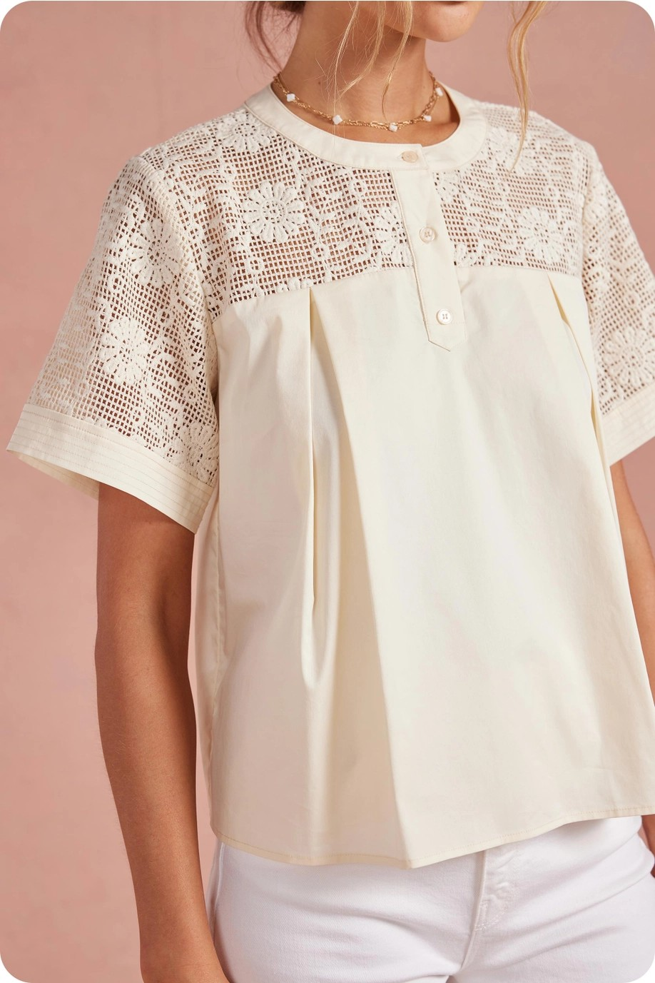 Ivory Meadow Top