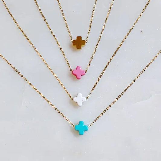 Color Cross Necklace