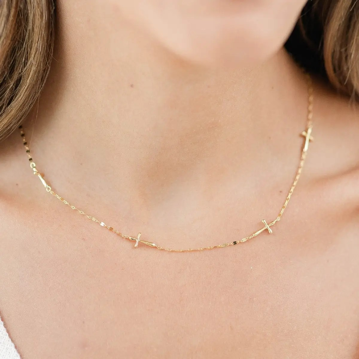 Minimalist Cross Necklace