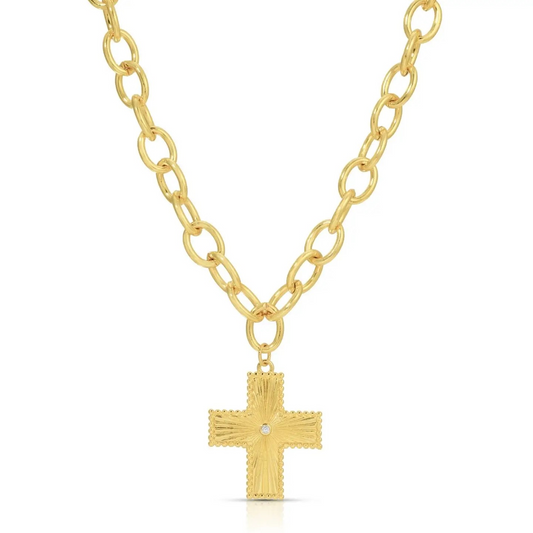 Chunky Cross Necklace