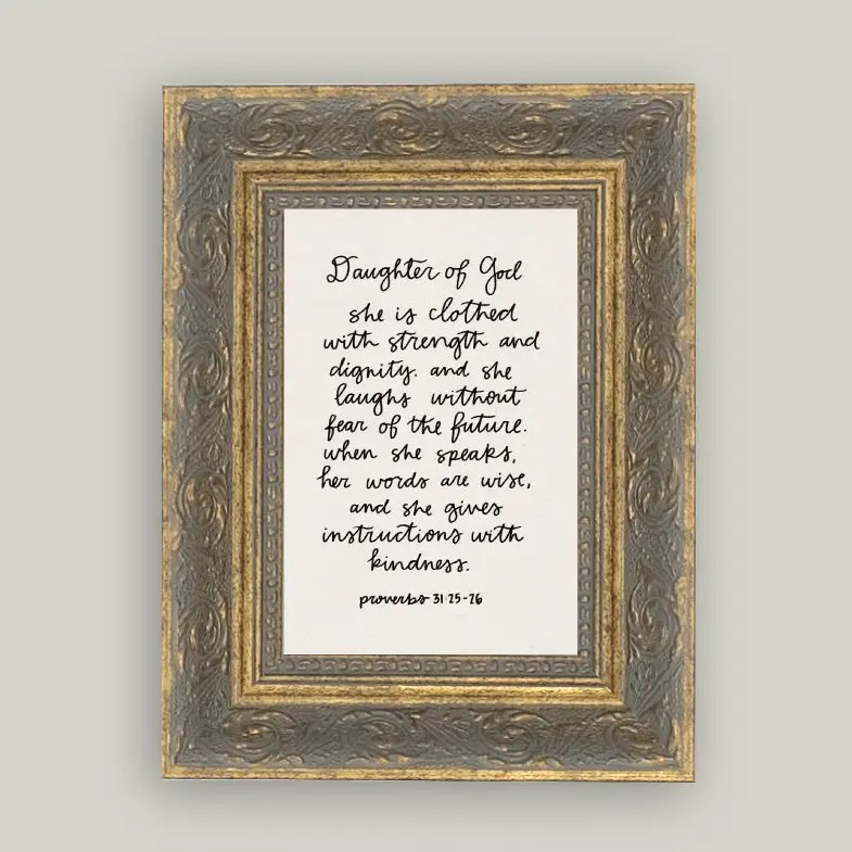 "Daughter of God" Framed Art