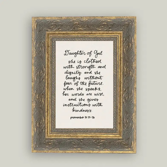 "Daughter of God" Framed Art