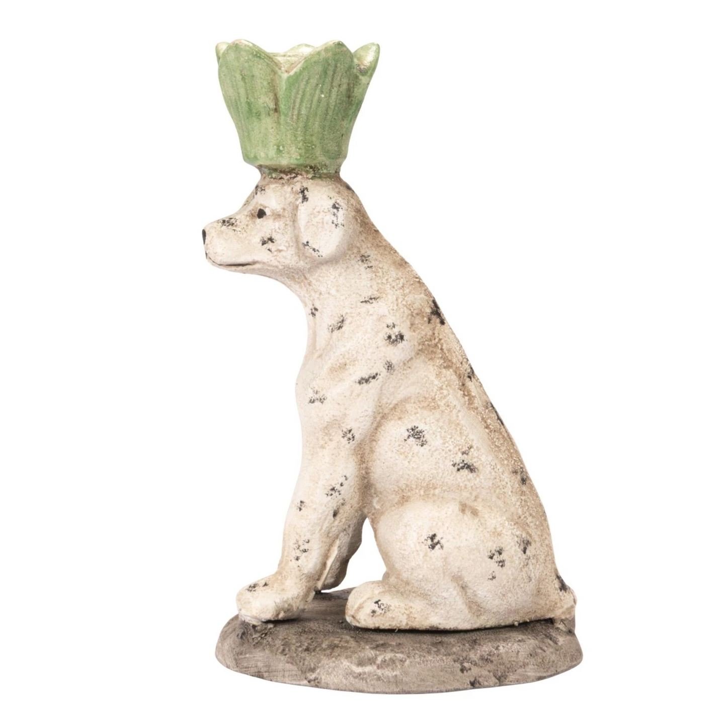 Cast Iron Dog Taper Holder