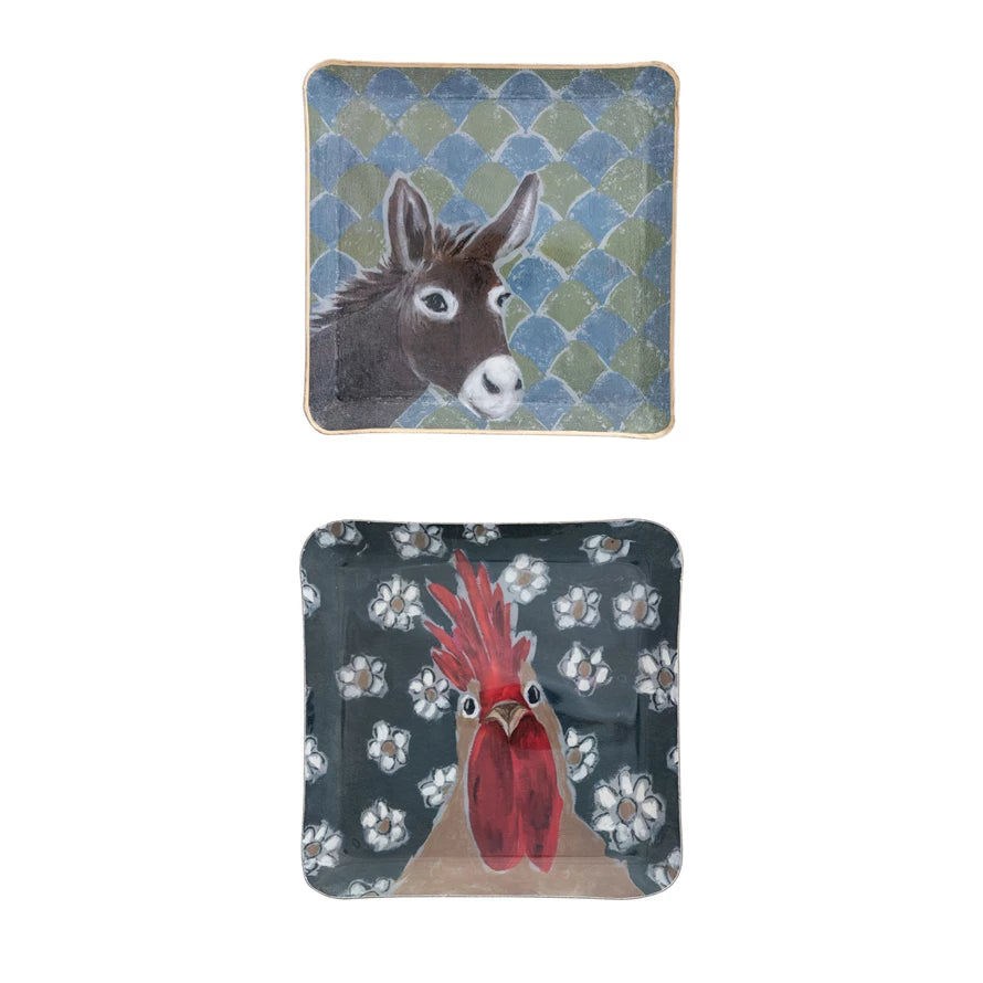 Farmhouse Enamel Tray