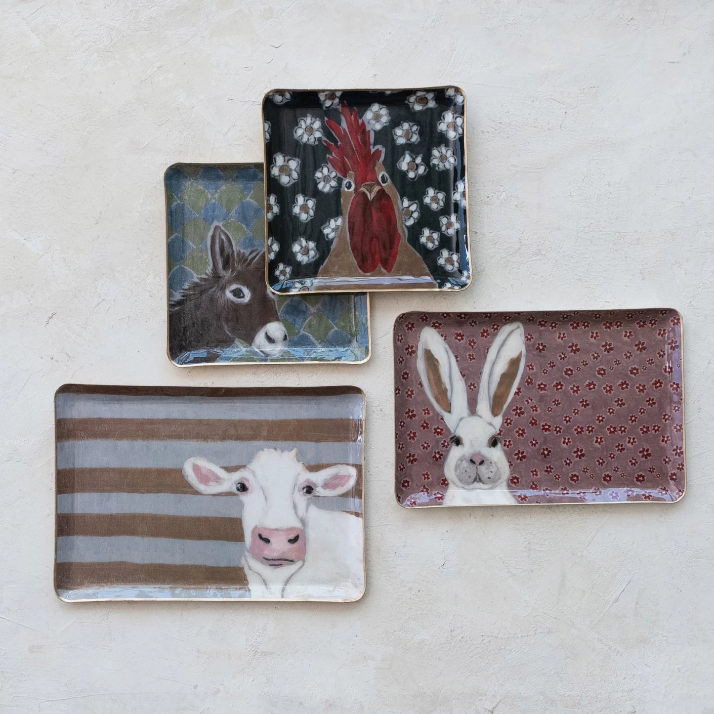 Farmhouse Enamel Tray