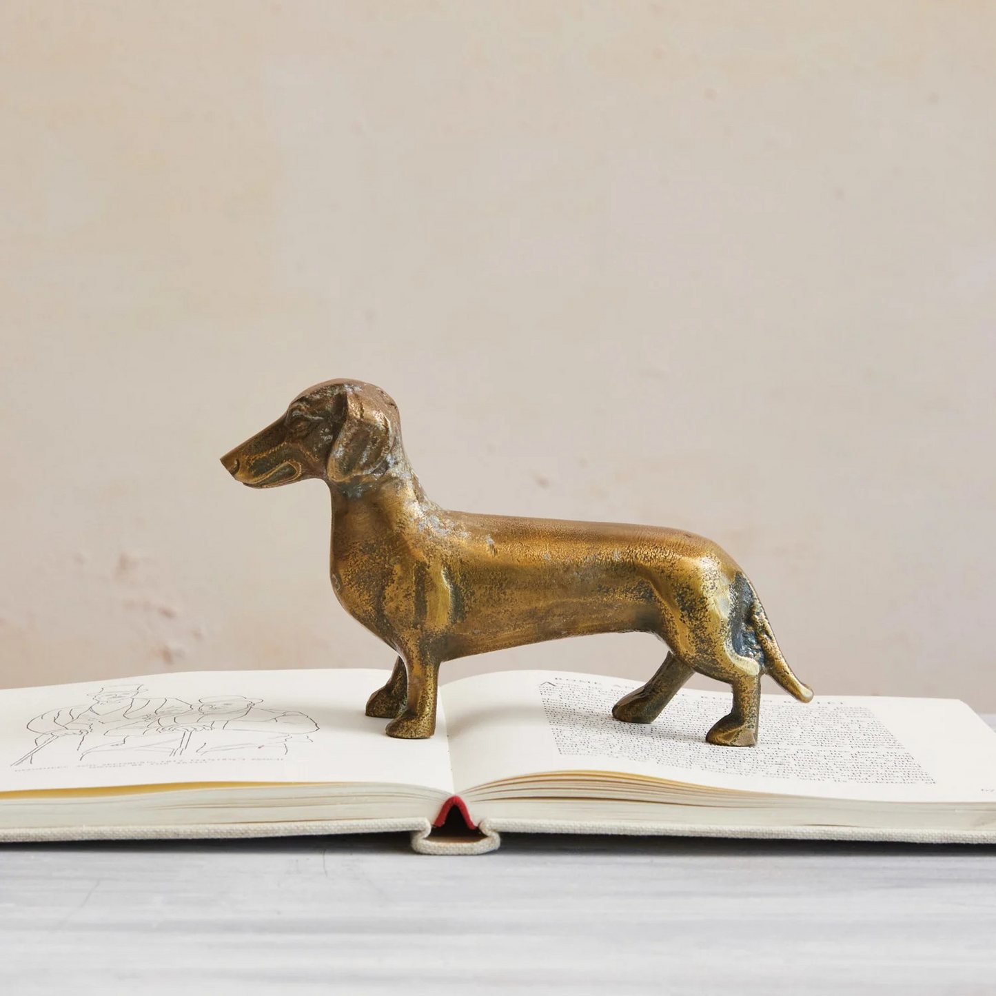 Brass Dachshund