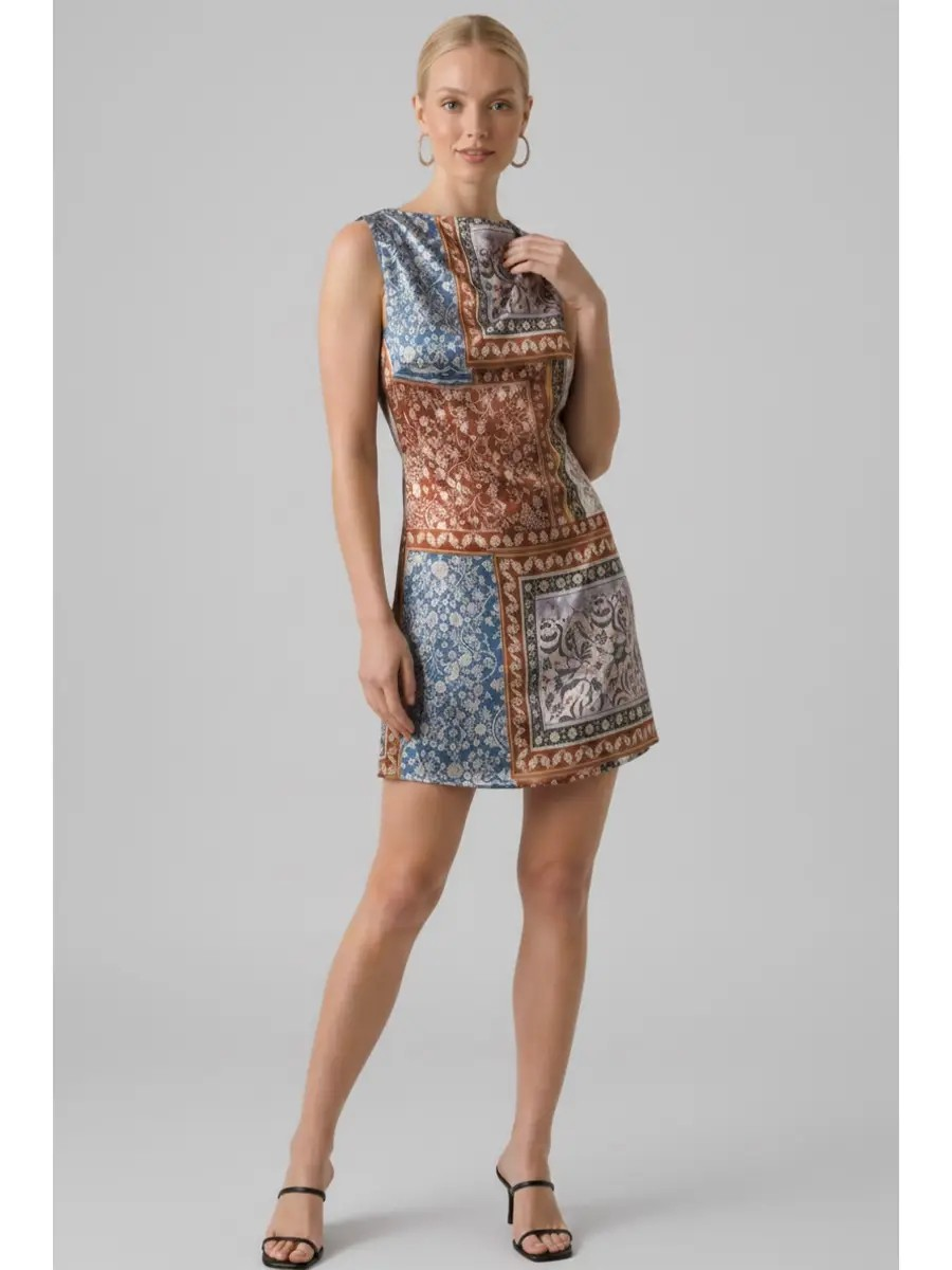 Bandana Patchwork Dress