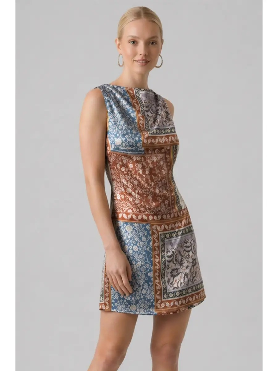 Bandana Patchwork Dress