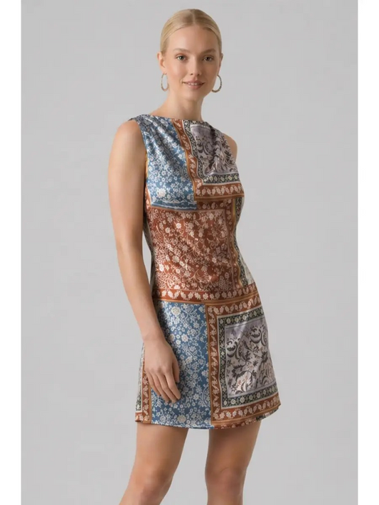 Bandana Patchwork Dress