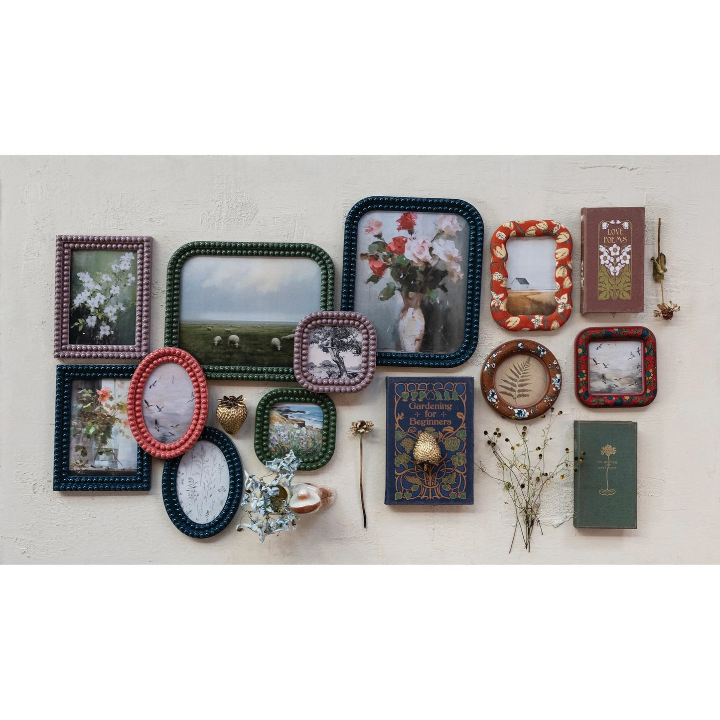 Floral Fabric Picture Frame