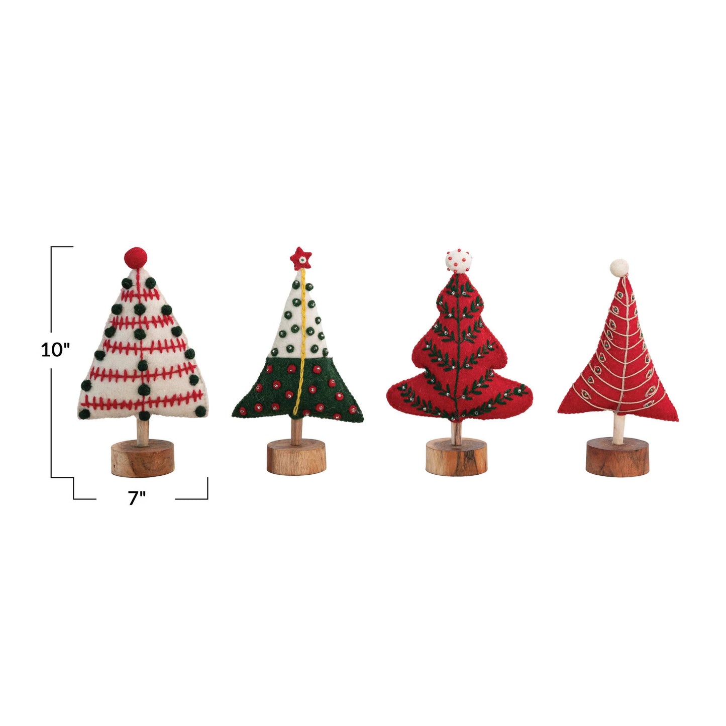 Felt Christmas Trees