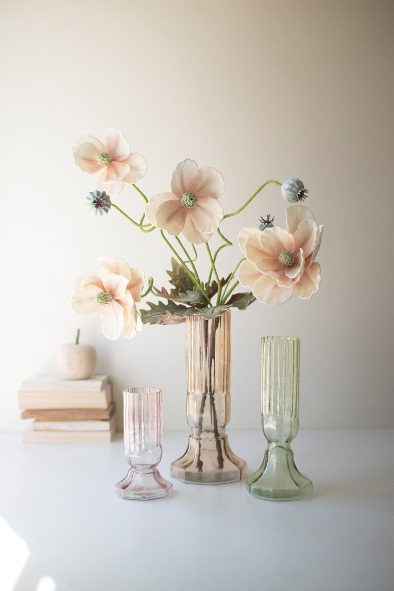 Fluted Glass Vase