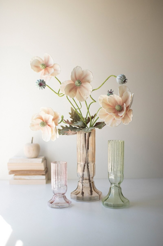 Fluted Glass Vase