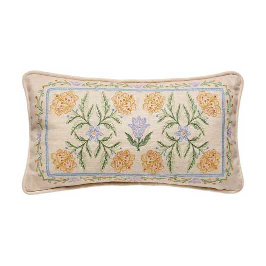 Floral Lumbar Pillow