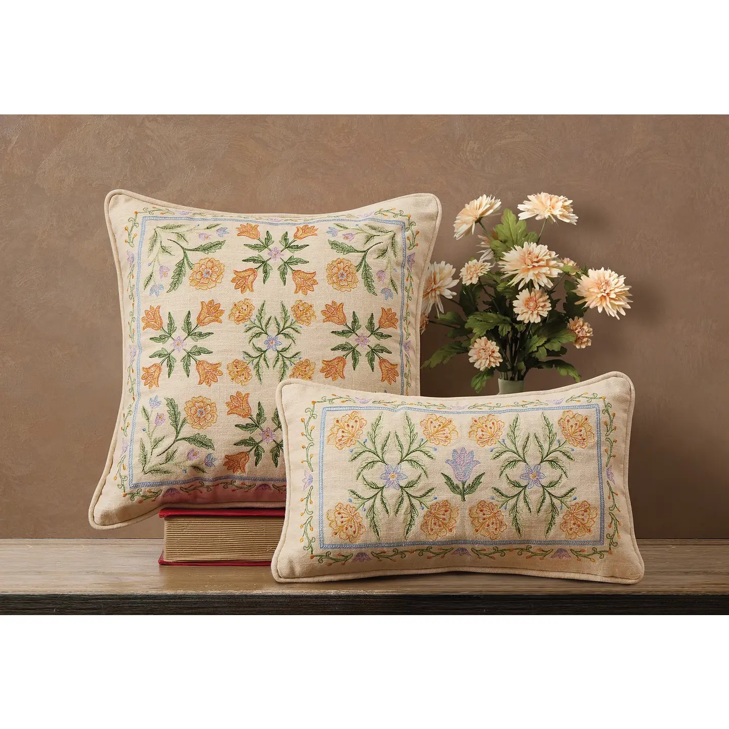 Floral Lumbar Pillow