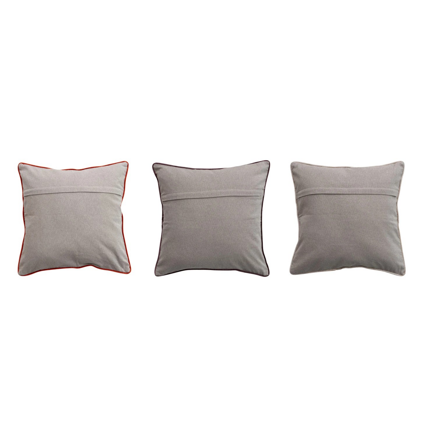 Embroidered Floral Pillow