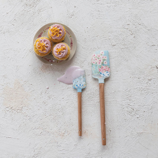 Floral Silicone Spatulas