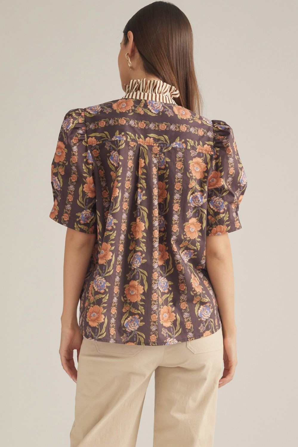 Grandmillennial Floral Shirt