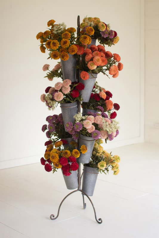 Metal Flower Tower