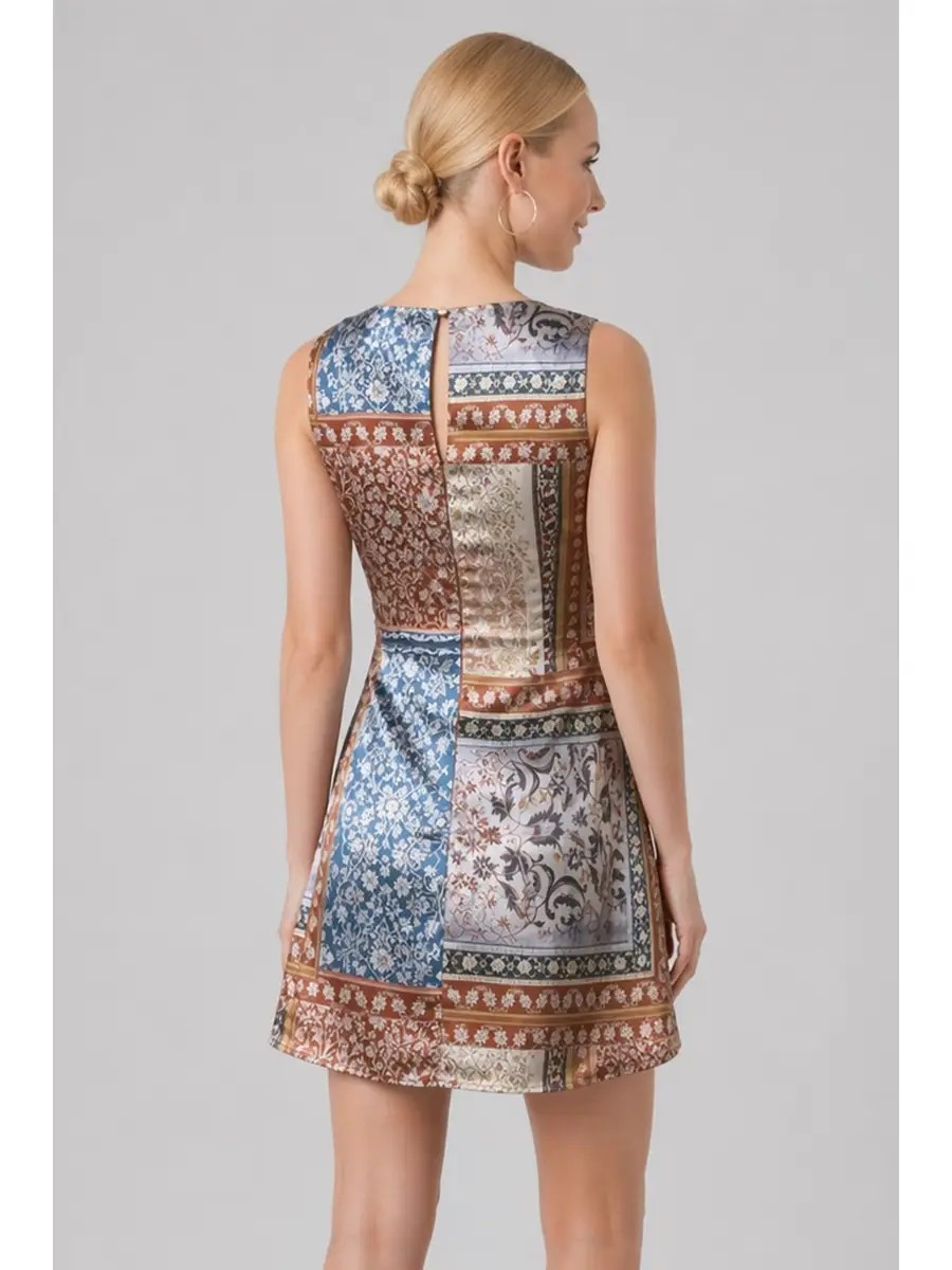 Bandana Patchwork Dress