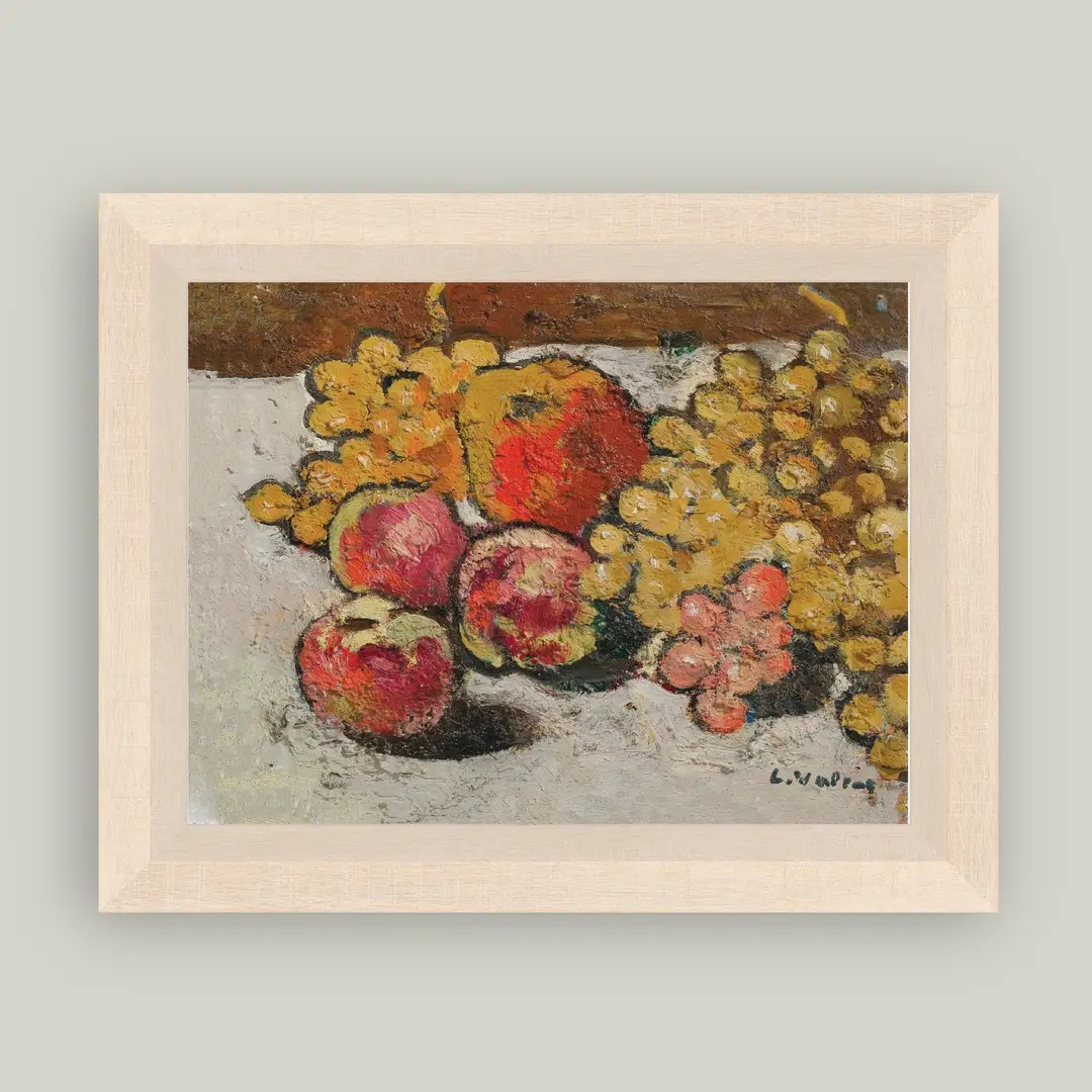 Apples & Grapes Framed Art
