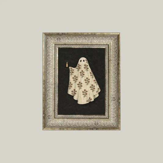 Quilted Ghost Framed Art