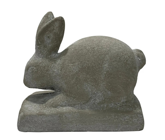 English Garden Cement Rabbit