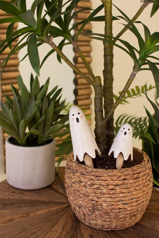Ceramic Ghost Plant Sticks