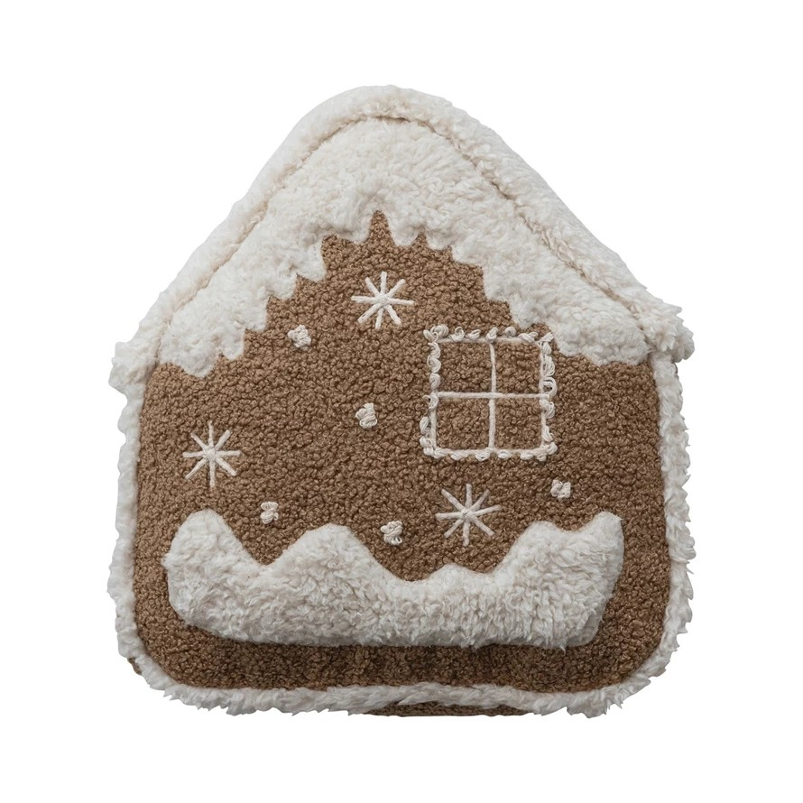 Gingerbread House Pillow