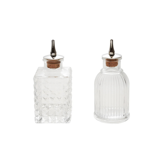 2 oz. Pressed Glass Bitters Bottle