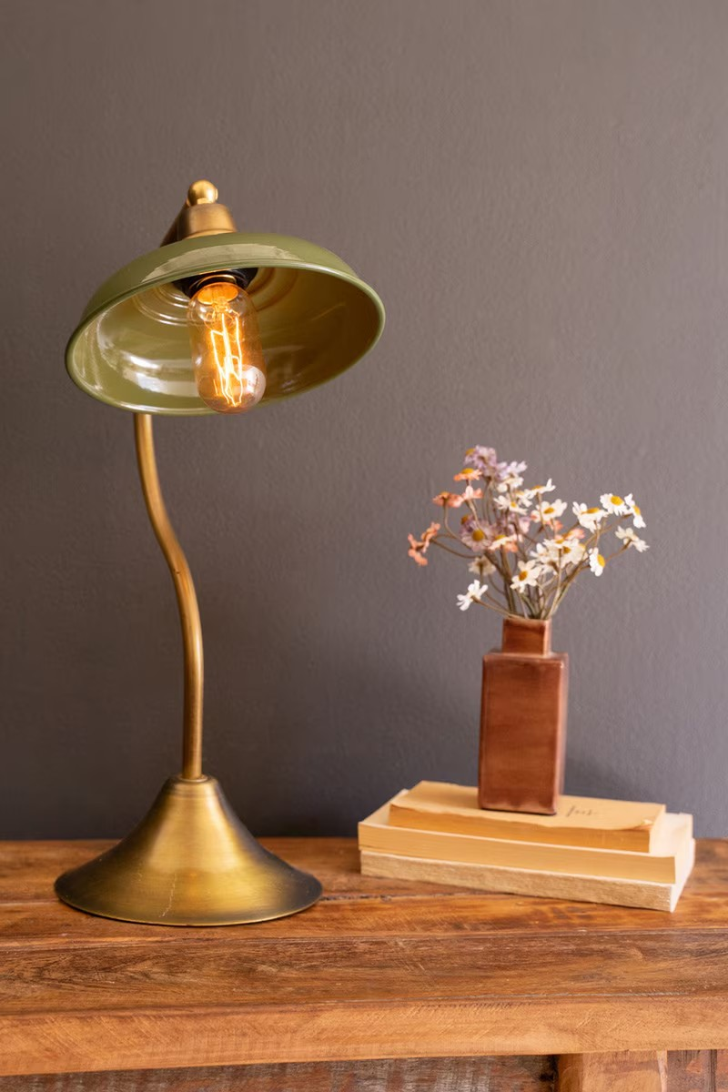 Green Table Lamp
