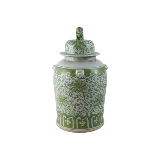 XL Green Ginger Jar