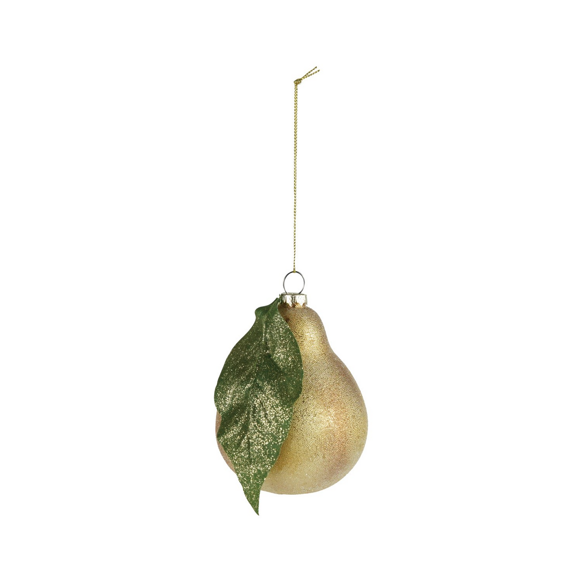 Hand-Painted Pear Ornament