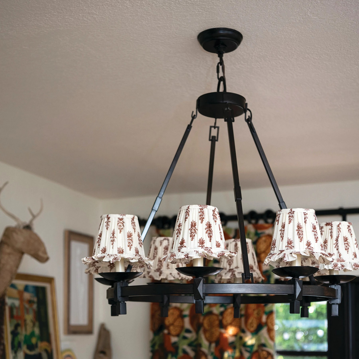 Floral Clip on Lampshade