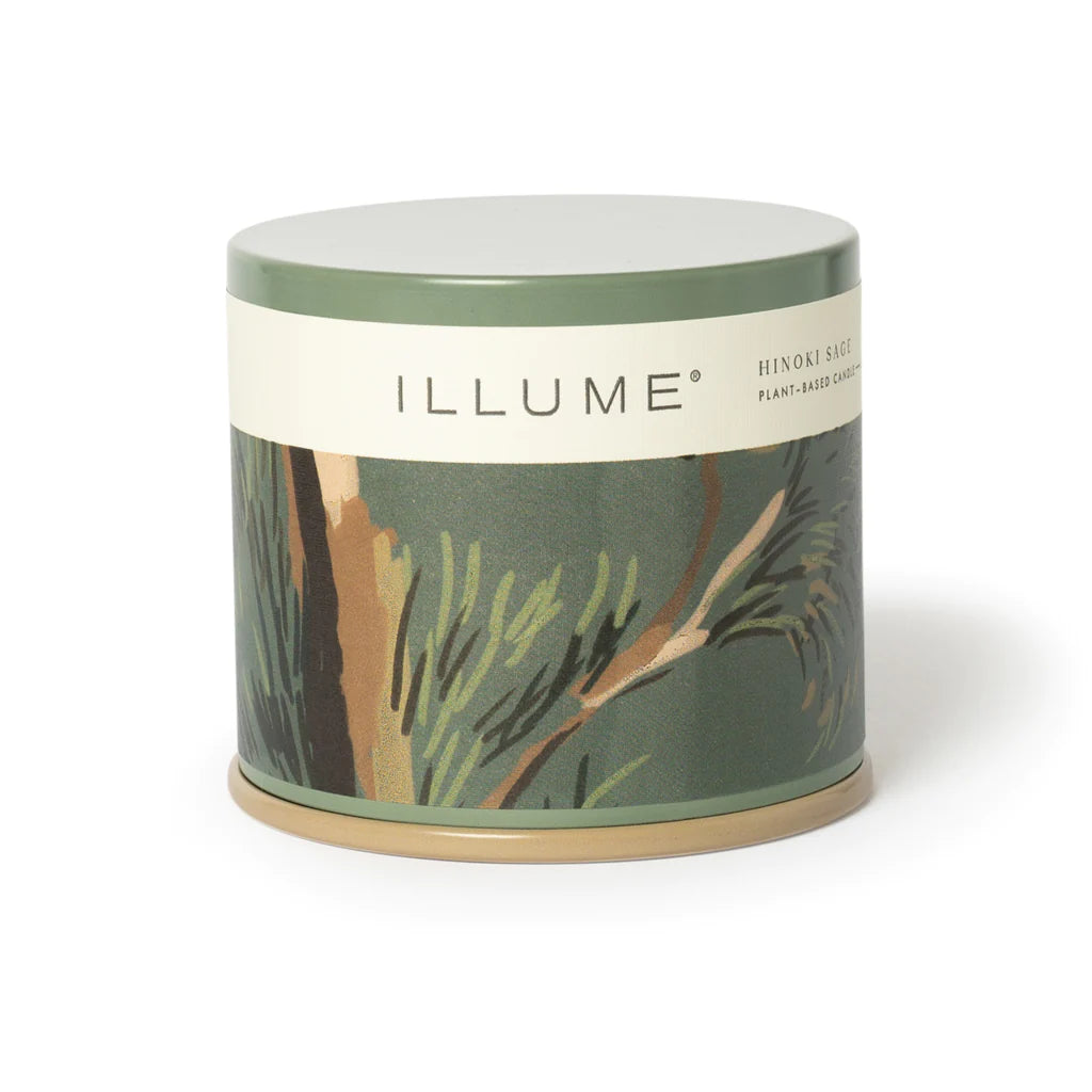 Hinoki Sage Tin Candle