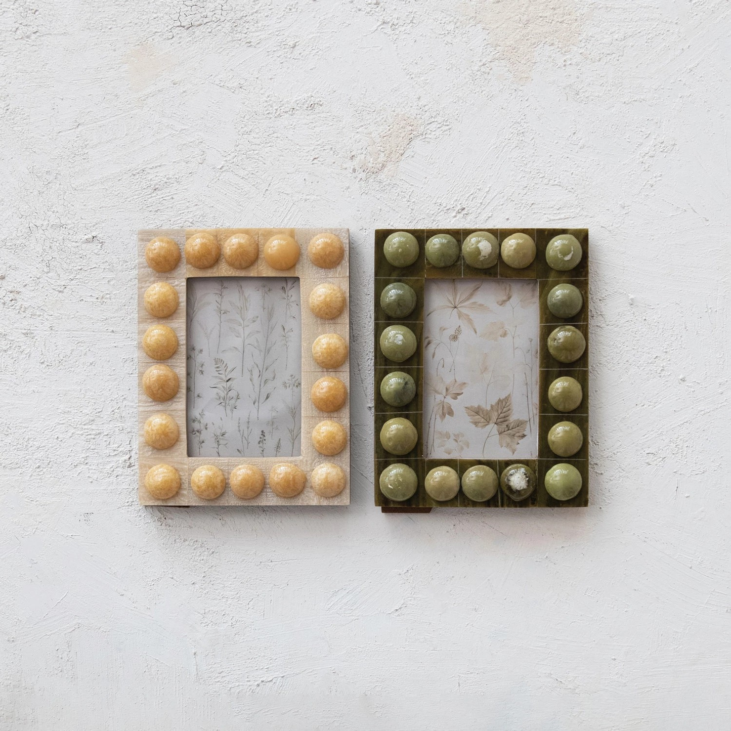 Handmade Marbled Bobbin Picture Frame